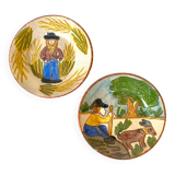 Decorative terracotta plates, Brittany