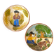 Decorative terracotta plates, Brittany