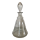 Antique engraved glass carafe