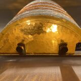 Glass wall lamp by Albano Poli, Italy, circa 1960.