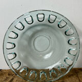 Blown glass salad bowl