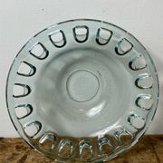 Blown glass salad bowl