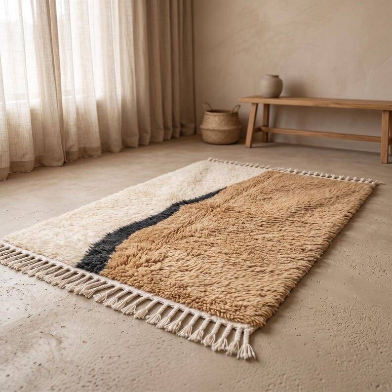 Handmade traditional Berber rug 150/250 cm