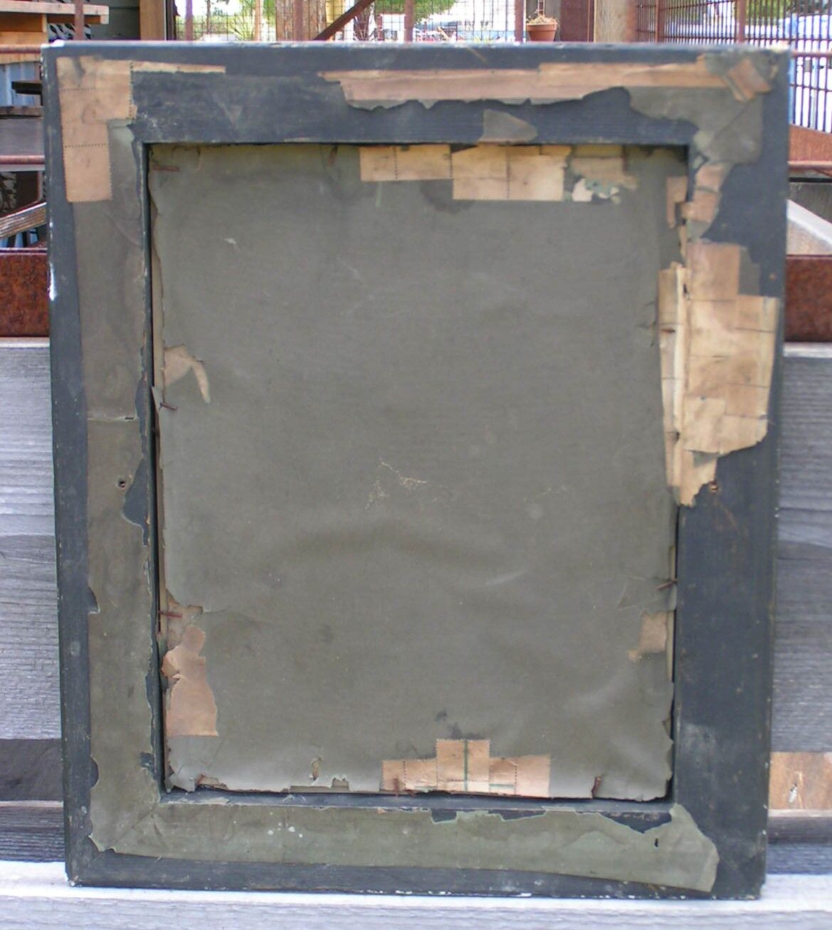 Napoleon III mirror in repelled brass