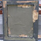 Napoleon III mirror in repelled brass