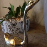 Cygne en laiton vintage