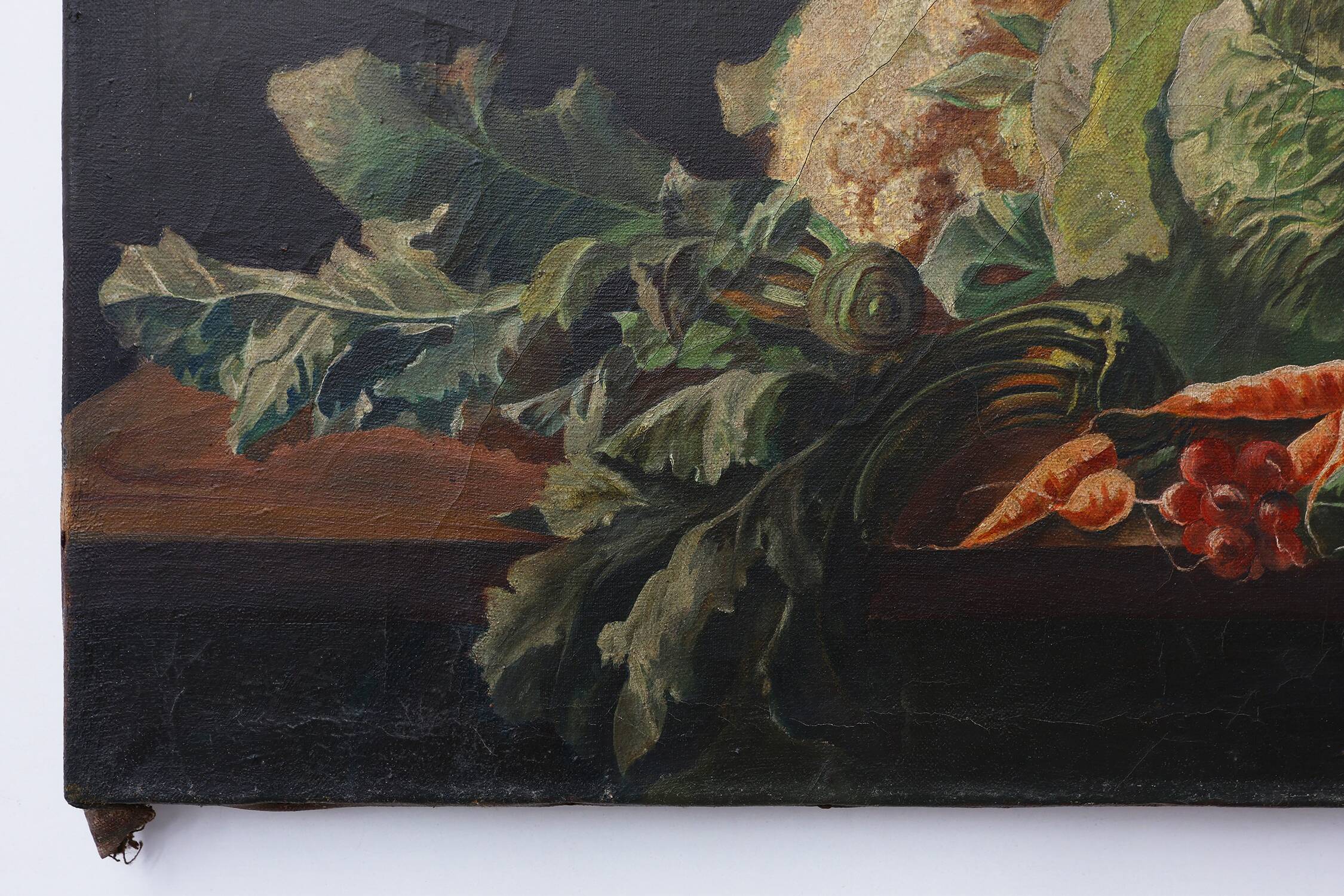 Still Life with Vegetables and Pottery by A. Platteau, Belgium, 1935–1936