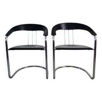 Pair of Arrben armchairs from the 70s/80s, Italy