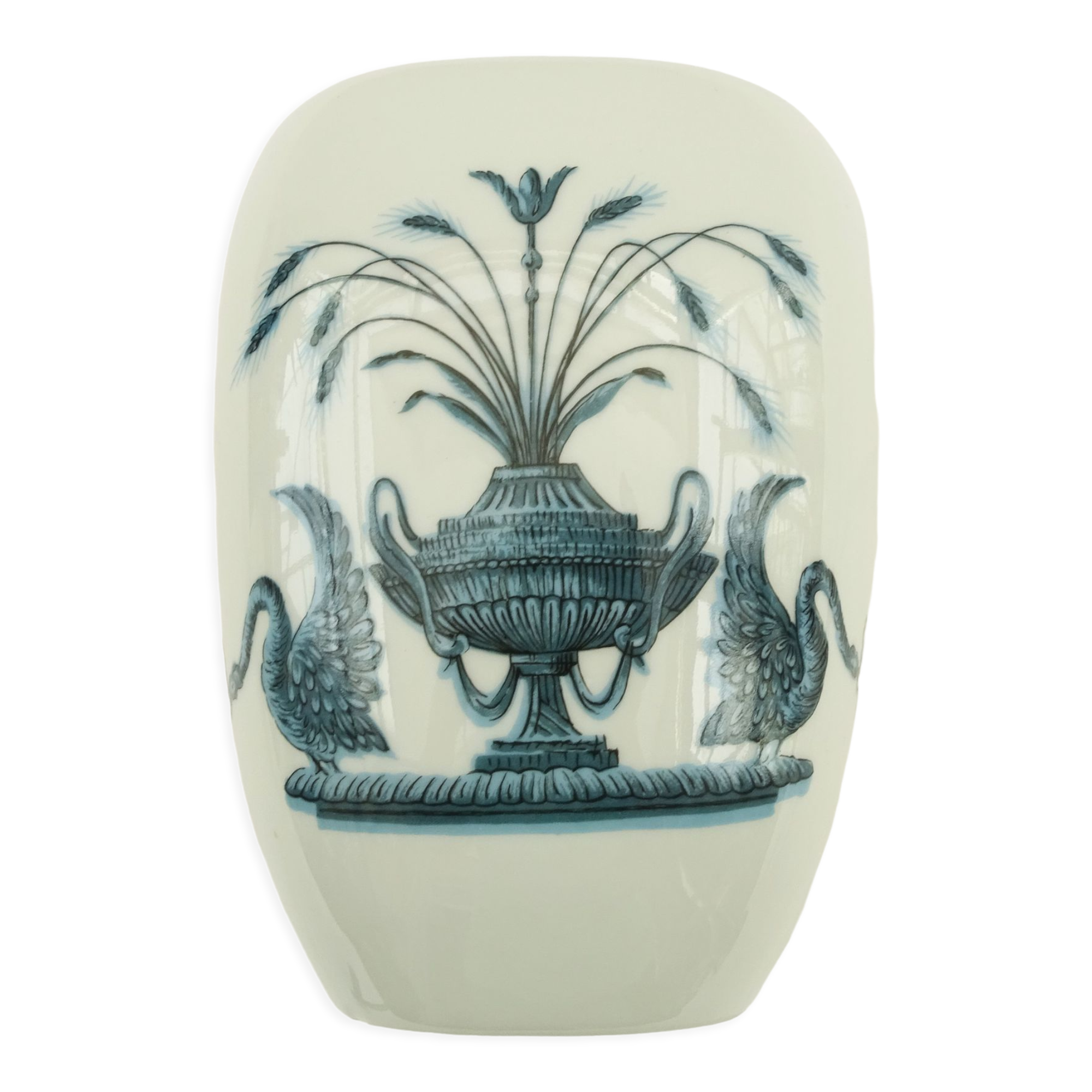 Hanging spoon pot in Paris porcelain