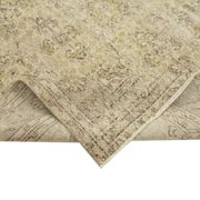 Handwoven antique anatolian beige carpet 200 cm x 284 cm
