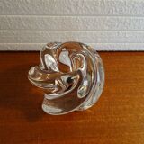 Bougeoir cristal Saint Louis forme libre  Ø 7 cm