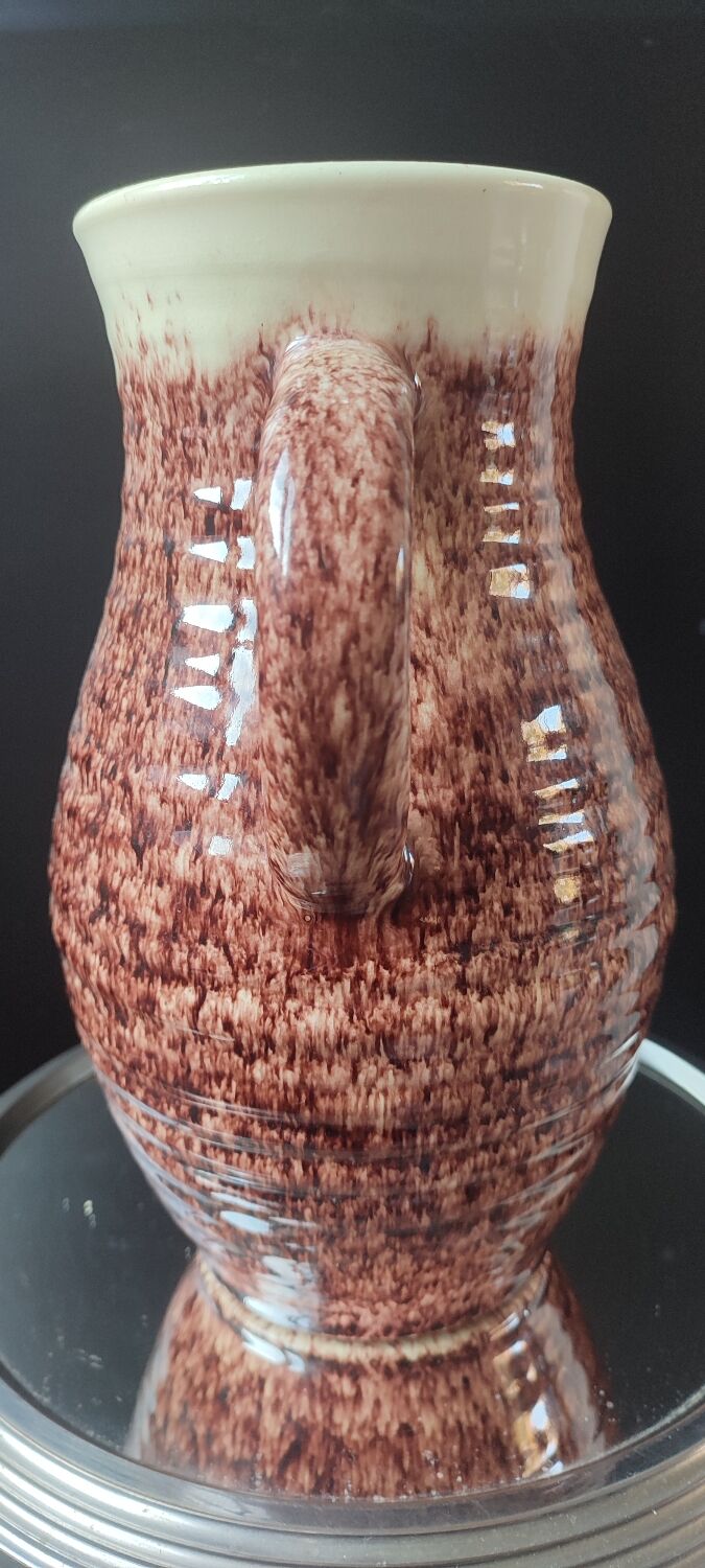 Vintage ceramic pitcher by Accolay