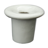 Porcelain inkwell with thick crown and curved bottom