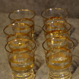 Yellow and gold liqueur service