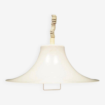 White pendant lamp, Danish design, 1970s, manufacturer: Fog & Morup