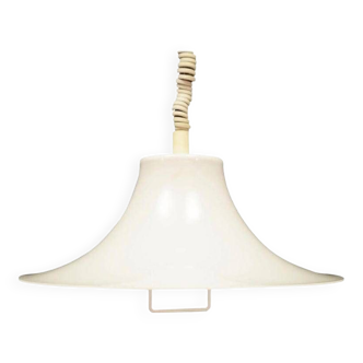 White pendant lamp, Danish design, 1970s, manufacturer: Fog & Morup