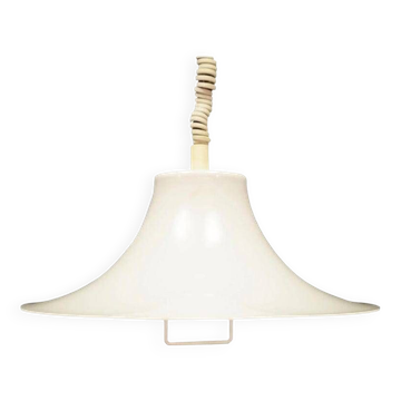 White pendant lamp, Danish design, 1970s, manufacturer: Fog & Morup