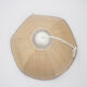 Vintage wicker flower pendant lamp