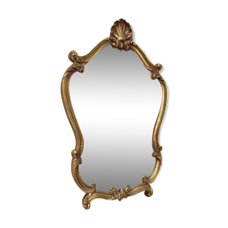 Golden mirror 78 x 46 cm