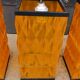 Set of 3 suspensions from the 70s in orange plastic diamond tips