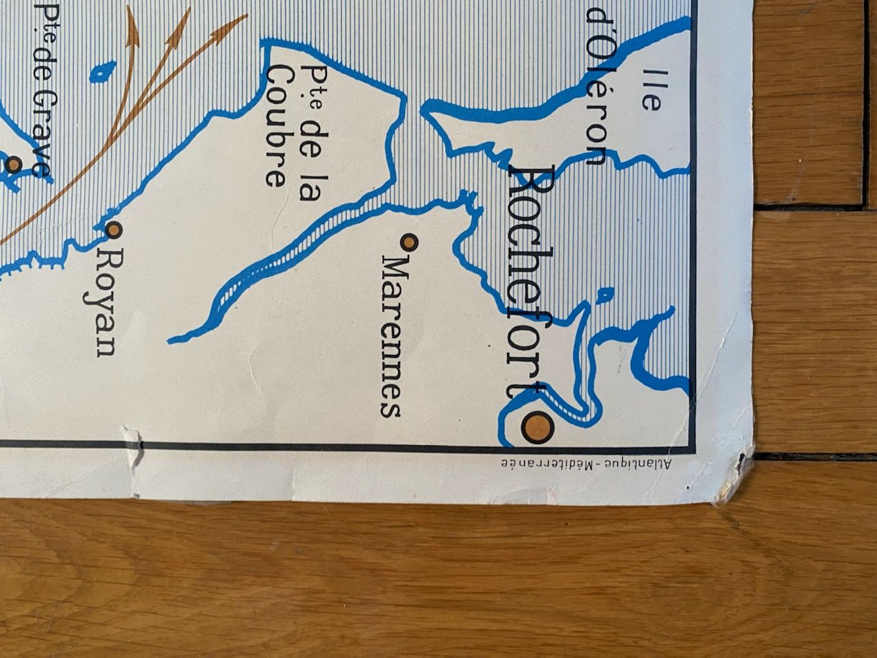 Rossignol school map France Atlantic coast