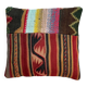 Turkish kilim patchwork cushion cover