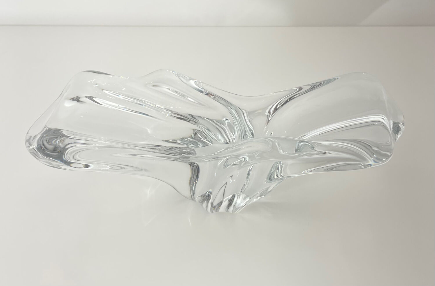 Vide poche cristal de Baccarat en parfait état / 22 cm