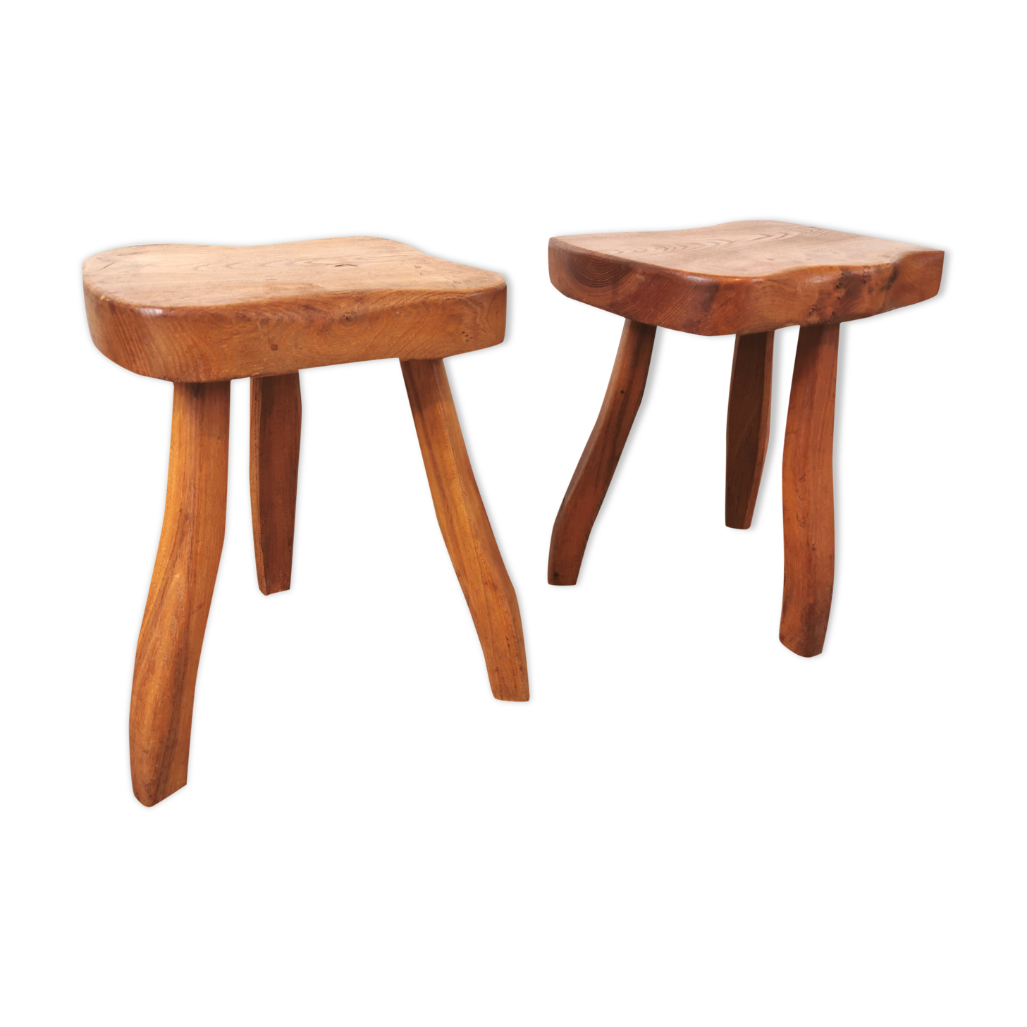Pair of tripod stools