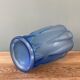 Blue Art Deco vase signed Espaivet France