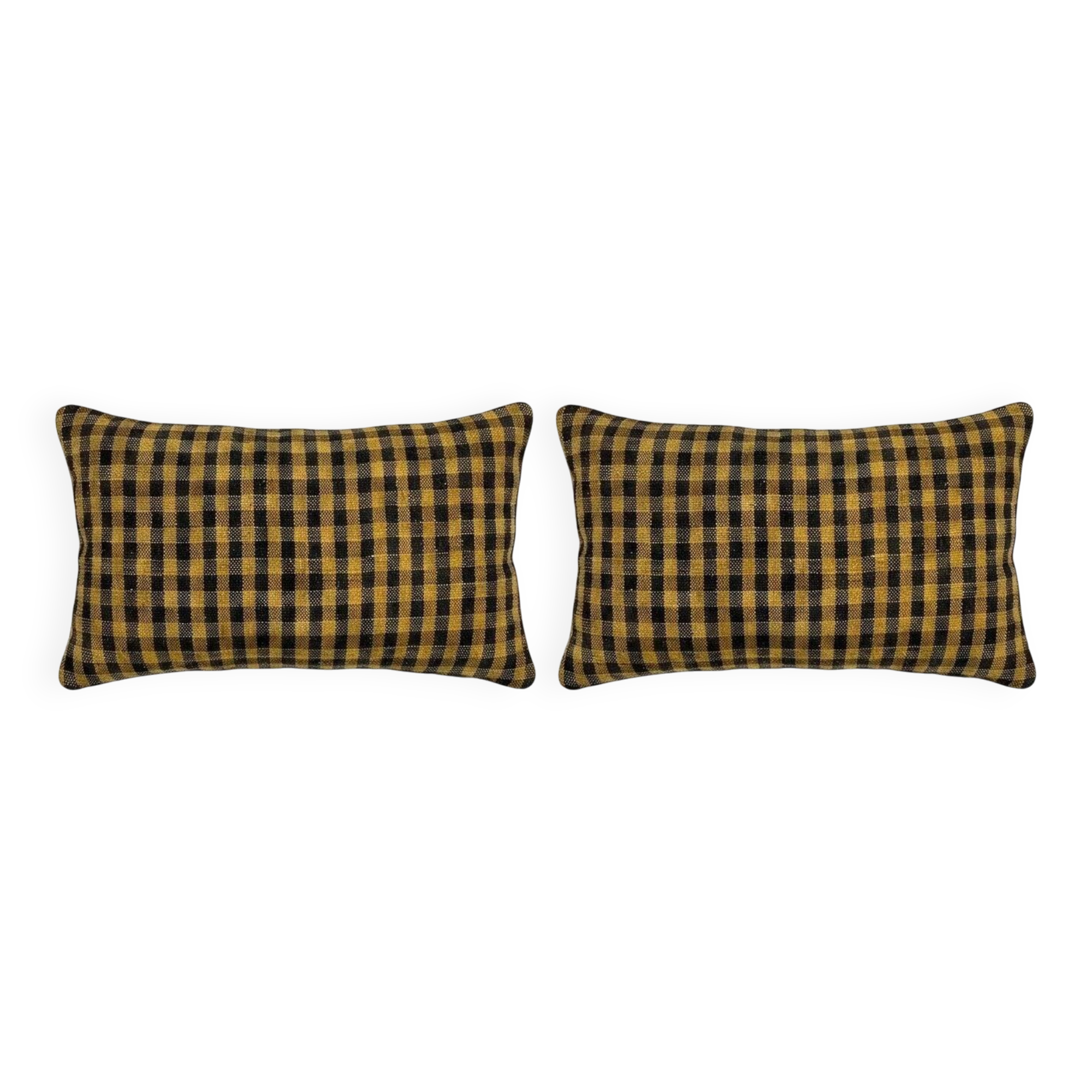 Set of 2 vintage kilim cushion covers 41x61 cm