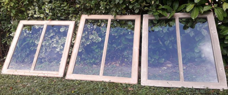 Glazed frame 70x83cm for partition