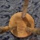 Solid wood stool legs tripod Aero-gummed