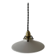 Small old opaline pendant light D20cm
