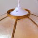 Suspension nacre et laiton 1960