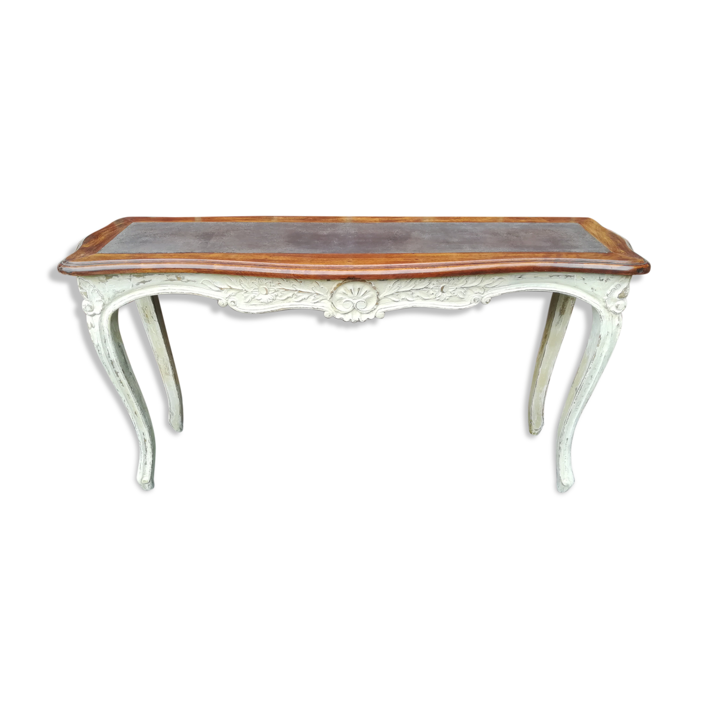 Louis XV style console patinated