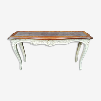 Louis XV style console patinated
