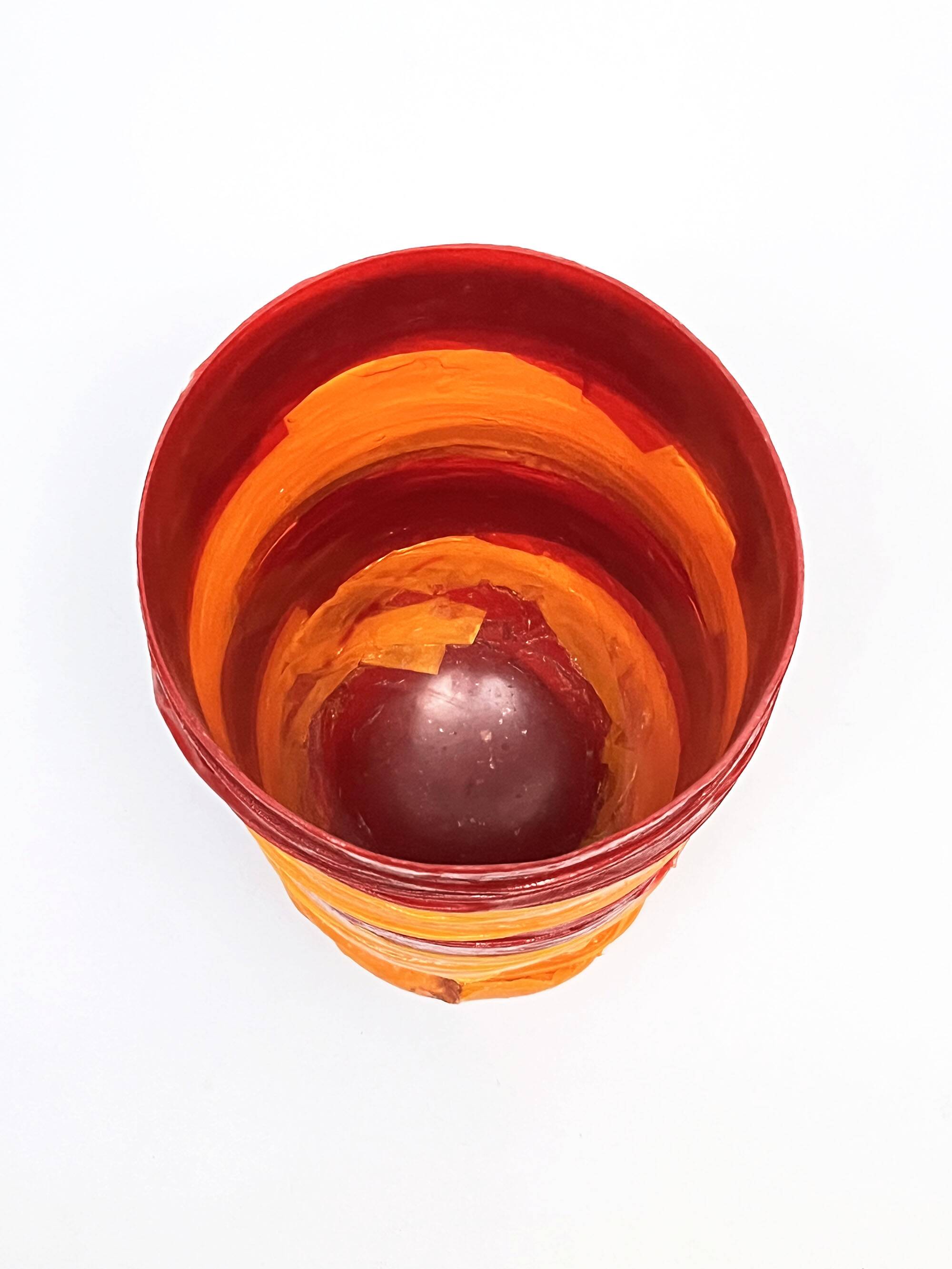 Vase rond Fare par Gaetano Pesce pour Meritalia "Edizioni del Pesce" 2010