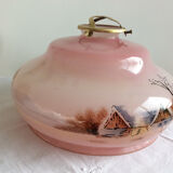 Ancien abat jour en verre