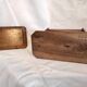 French Art Deco jewellery box handmade in wood and glass