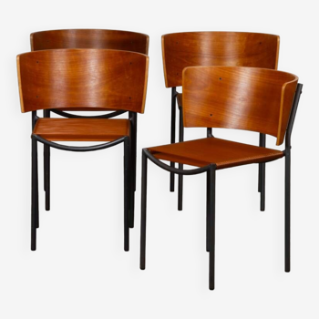 Set of 4 Lila Hunter chairs by Philippe Starck for XO, 1988