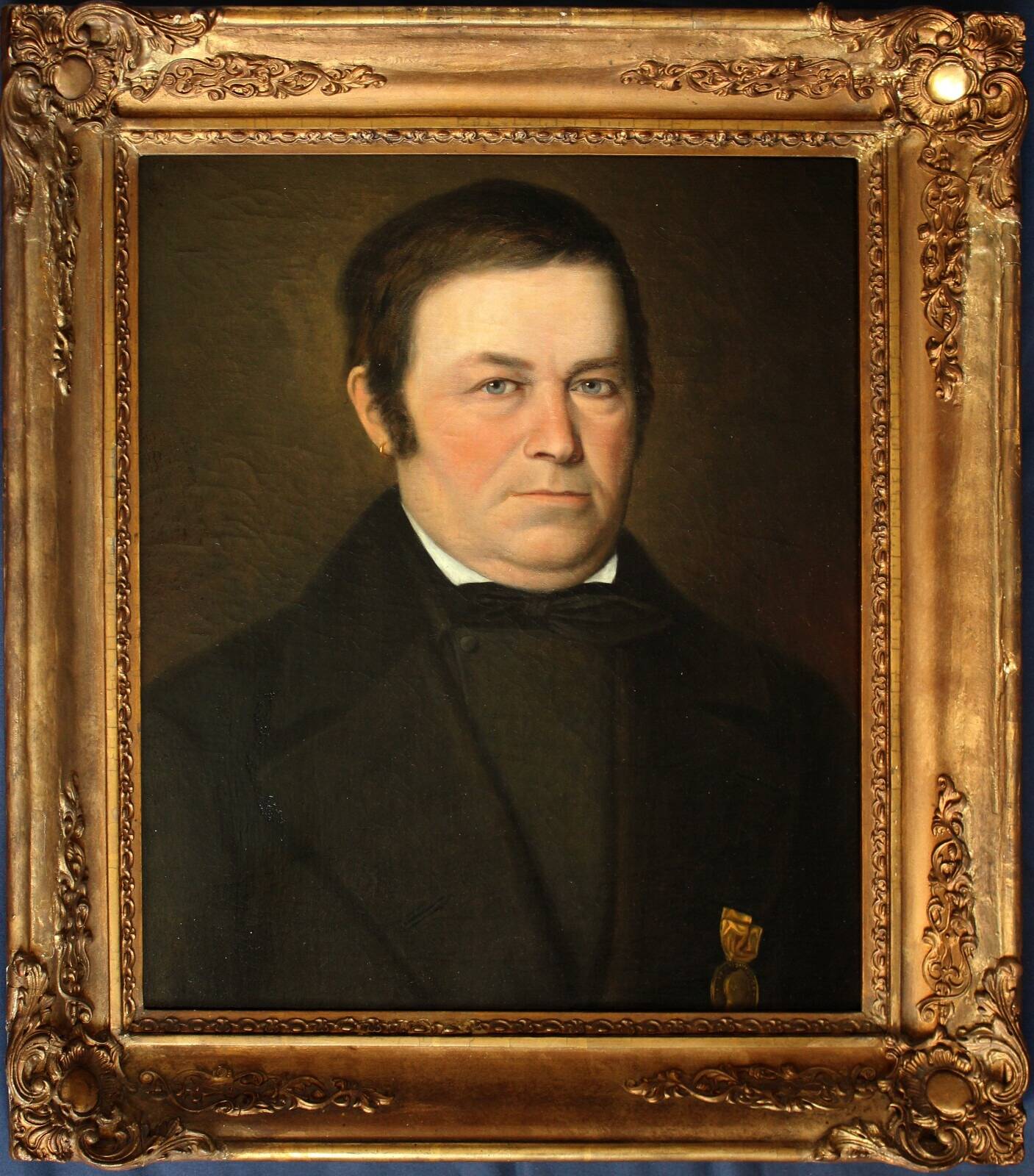 Portrait of an Elegant Gentleman -19th Century Oil Painting