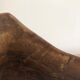 50s/60s olive wood brutalist lamp foot