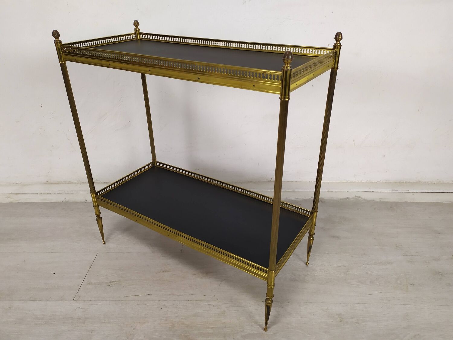Brass console table
