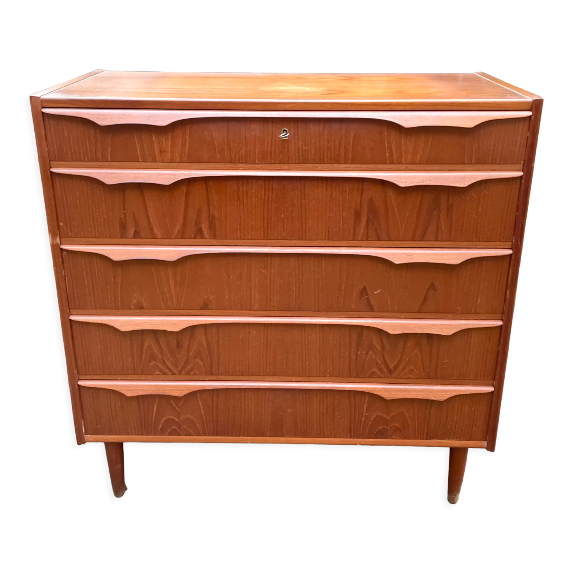 Danish teak chest of drawers for Trekanten 1960's, Denmark