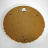 Round gold metal mirror 31 cm