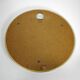 Round gold metal mirror 31 cm