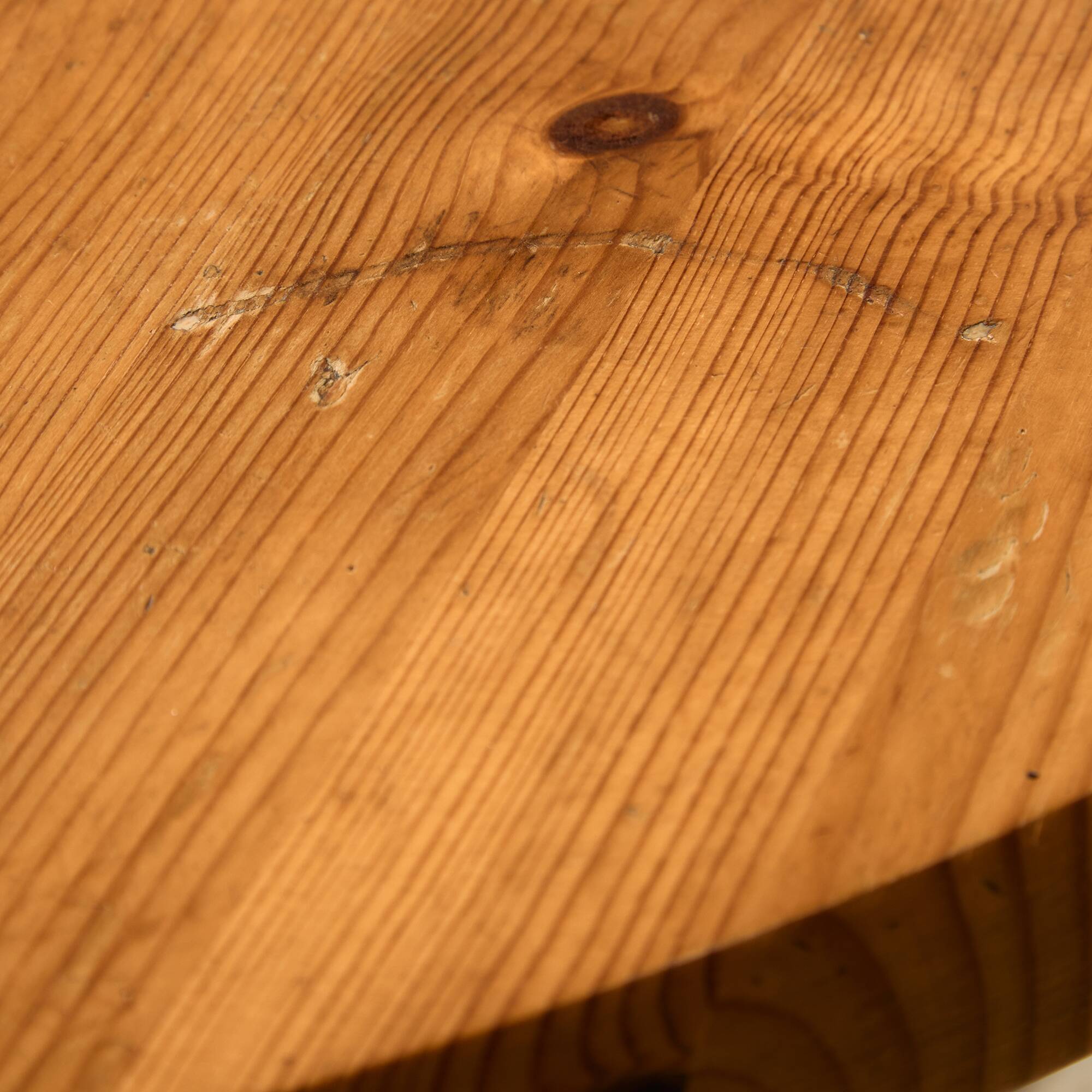 Pine dining set by Rainer Daumiller, Set of 7