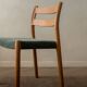 Vintage Danish Dining Chairs Model 84 Oak Niels O. Møller, 1960s, Set of 4