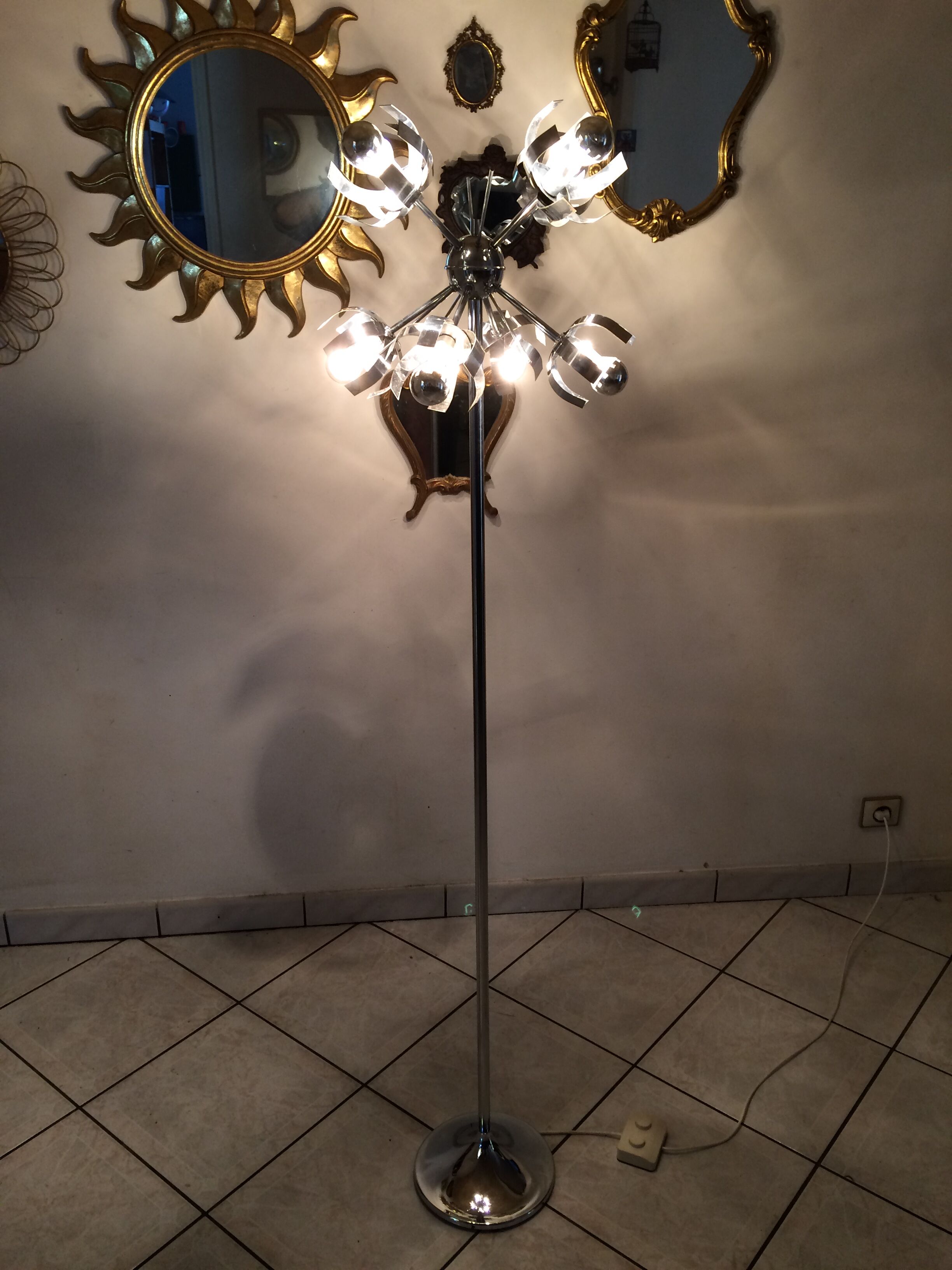 Sputnik Space age lamp