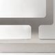 Brushed stainless steel perforated bookshelf by Capucine Cassaigne, France, 2026